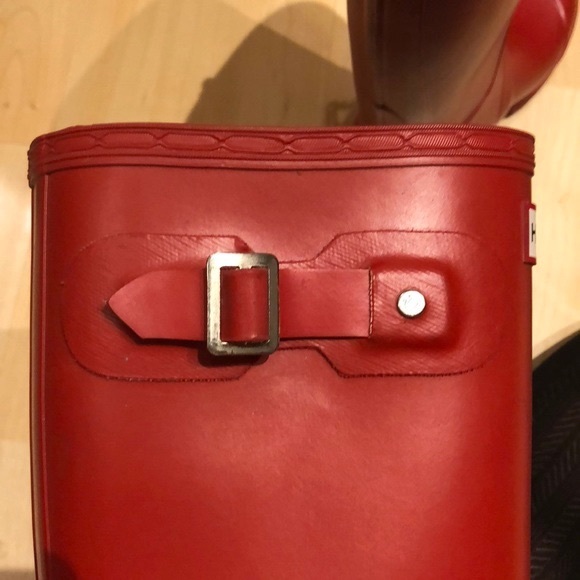 EUC Hunter original tall rain boots - military red - Picture 7 of 8